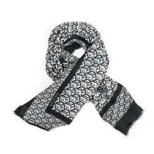 Guess dámský černobílý šátek - T/U (BLA)